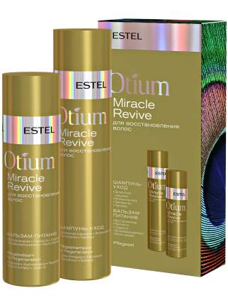 Набор для восстановления волос Estel Otium Miracle (шампунь 250 мл, бальзам 200 мл)