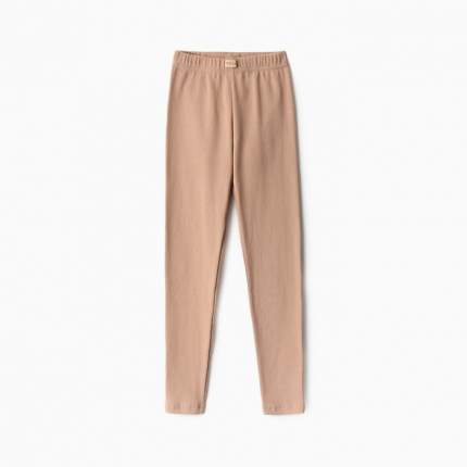 Материал верха: хлопок; лайкра, Тип: леггинсы детские, Цвет производителя: светло-бежевый, Цвет:   ...