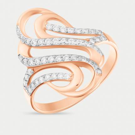 Тип: кольцо, Цвет материала: золотистый, Материал изделия: розовое золото, Тип огранки: круг, Цвет вставки:   ...