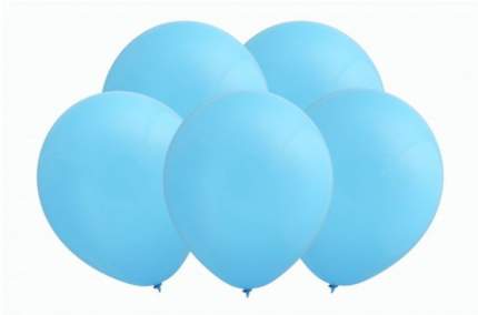 Воздушные шарики Up&Up Голубые, 30 см - набор 100 шт, натуральный латекс