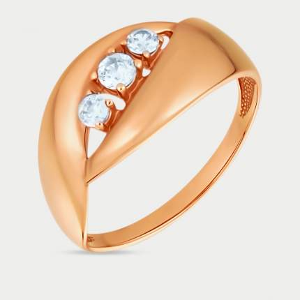 Материал изделия: розовое золото, Тип: кольцо, Тип огранки: круг, Цвет материала: золотистый, Цвет вставки:   ...