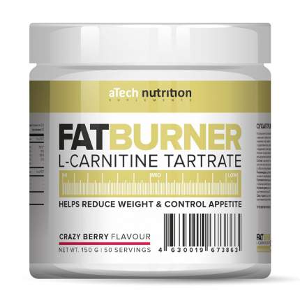 L-карнитин aTech Nutrition FATBURNER, 150 грамм, вкус: сумасшедшие ягоды