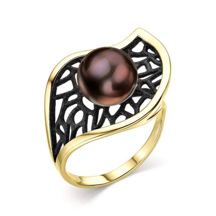 Материал изделия: серебро, Цвет вставки: черный; коричневый, Тип: кольцо, Цвет материала:   ...