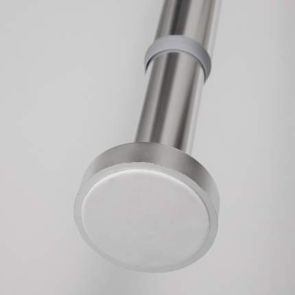 Карниз для ванной WasserKRAFT Dinkel SC-461120 алюминиевый серебристого цвета