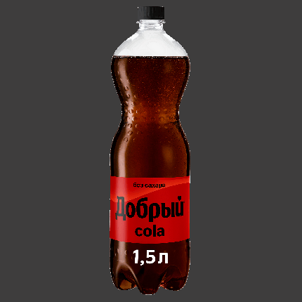 Напиток газированный Добрый Cola без сахара, 1,5 л
