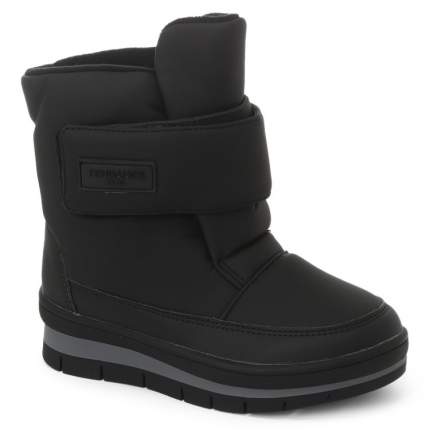 Материал верха: текстиль; искусственная кожа, Тип: дутики, Цвет: черный, Цвет производителя:   ...