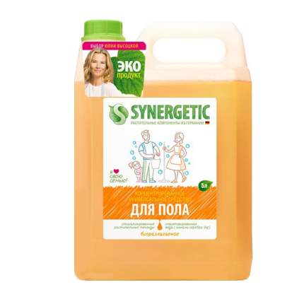 Средство для пола SYNERGETIC универсальное, антибактериальное, 5л