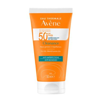 Флюид солнцезащитный Avene клинанс для проблемной кожи spf 50+ 50 мл