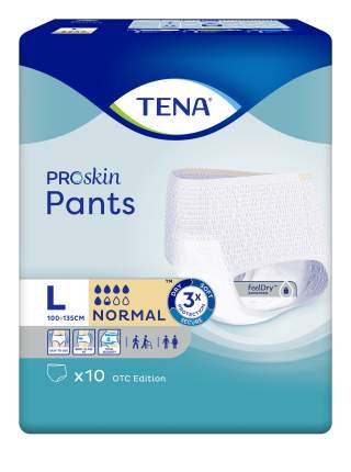 Подгузники для взрослых TENA Pants Normal трусики L 10 шт.