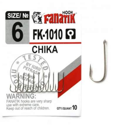 FANATIK Fishing Hooks Offset-XL FO-3312 Size 8, 6, 4, 2, 1, 1/0, 2