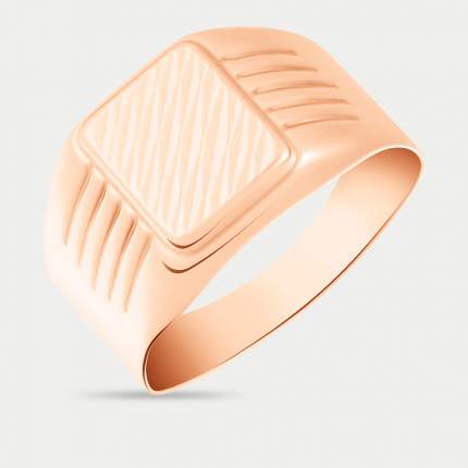 Цвет вставки: без вставки, Материал изделия: розовое золото, Тип: кольцо, Цвет материала:   ...