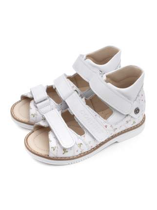 Цвет производителя: белый/принт2, Тип: сандалии, Материал верха: натуральная кожа, Цвет:   ...