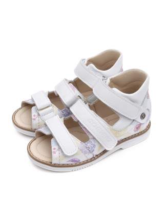 Материал верха: натуральная кожа, Тип: сандалии, Цвет: белый, Цвет производителя:   ...