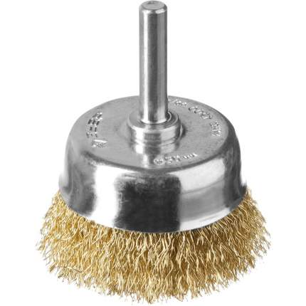 Щетка чашечная (50 мм; витая латунированная стальная проволока 0.3 мм) ЗУБР   ...