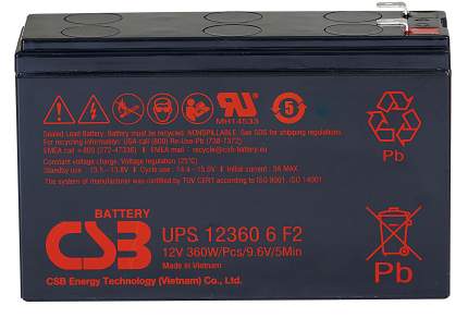 Аккумулятор для ИБП CSB UPS123606F2CSB