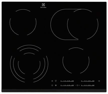 Встраиваемая варочная панель электрическая Electrolux EHF6547FXK черный