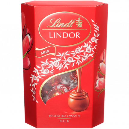 Конфеты Lindt Lindor из молочного шоколада с начинкой 200г