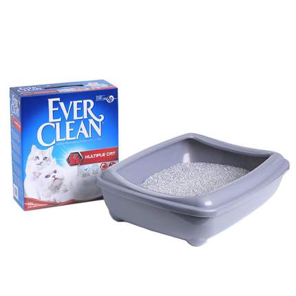 Комкующийся наполнитель для кошек Ever Clean Multiple Cat бентонитовый, 10 кг, 10 л