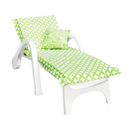 Подушка для садовой мебели Kauffort Green Round ka363163 190х60 см бело-зеленый