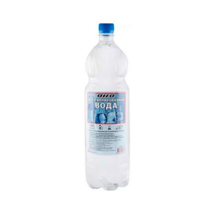Вода дистиллированная ALFA, 1.5л ПЭТ бутылка