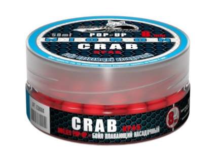 Бойл Sonik Baits Crab Fluo Pop-ups 50 мл, краб