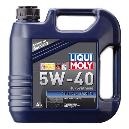 Моторное масло LIQUI MOLY Optimal Synth SAE 5W-40 (4л)