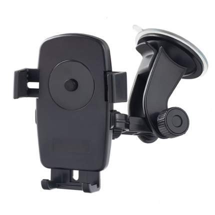 Автодержатель для смартфона, навигатора Perfeo-502  до 5" супер присоска One touch черный