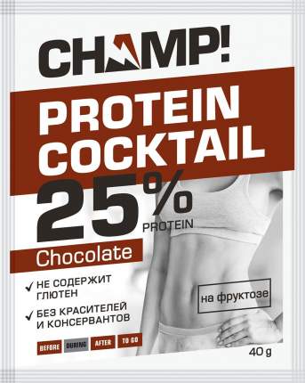 Коктейль Champ протеиновый шоколадный 40 г