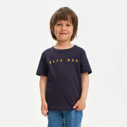 Футболка детская KAFTAN Boss man 7096110, р.30, 98-104, серыйЦвет: Серый, ЧрныйДля кого: Для мальчикаРазмер: 30Возраст, лет:  ...