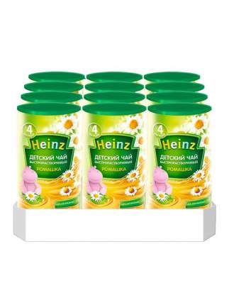 Чай гранулированный детский Heinz ромашка, 4 мес., 200г,  12 шт.
