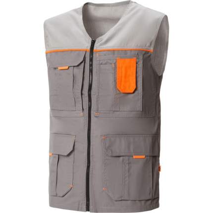 Цвет производителя: темно-серый/светло-серый, Материал верха: полиэстер; хлопок, Цвет: серый, Тип: жилет для   ...