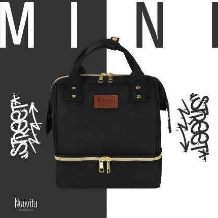 Рюкзак Nuovita CAPCAP mini (Nero/Черный)