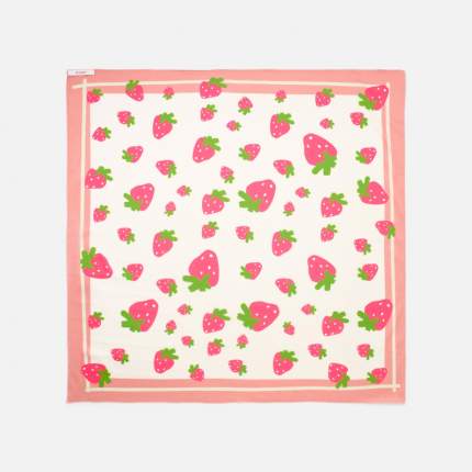 Платок женский Самокат Пикник SA25025, с принтом