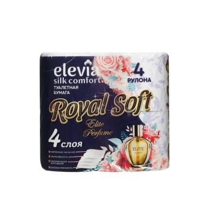 Туалетная бумага Elevia Royal Soft Elite perfume 4 слоя 4 рулона
