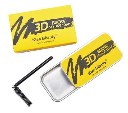 Фиксирующее воск-мыло для бровей Kiss Beauty 3D Eyebrow Styling Soap 10 г