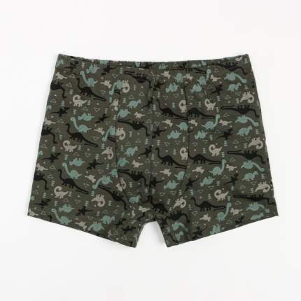 Трусы-боксеры для мальчика, цвет хаки/дино, рост   ...