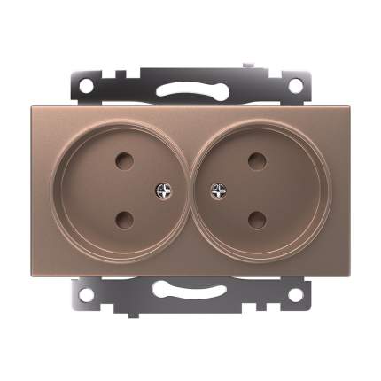 Маркетинговый цвет: шампань, Тип: розетка, Материал: АБС-пластик, Цвет:   ...