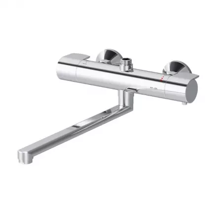 Смеситель для ванны с душем AM.PM X-Joy F85A50900 хром, термостатический, длинный излив