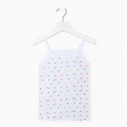 Майка на бретельках для девочки, цвет МИКС, рост 110-116   ...