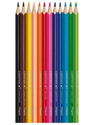 Цветные карандаши ударопрочные MAPED Color Peps Star, 12 цветов