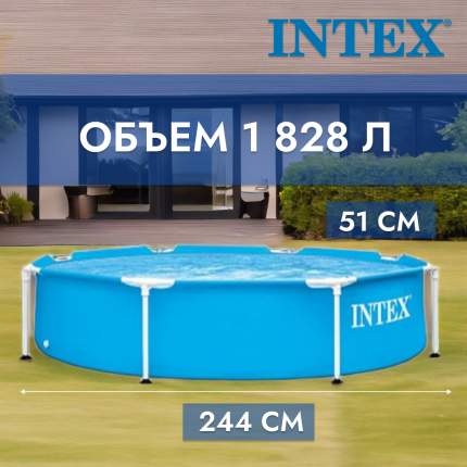 Каркасные бассейны Intex - купить бассейн Интекс каркасный на Мегамаркет
