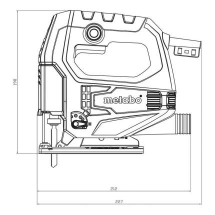 Сетевой лобзик Metabo STEB 65 601030000