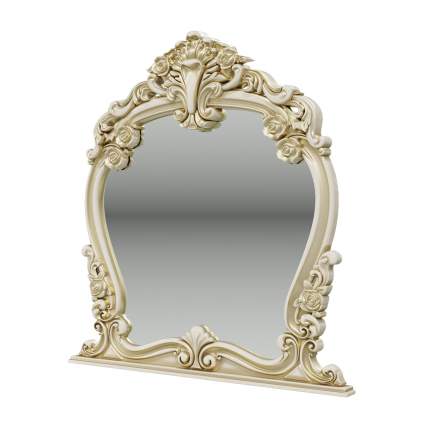Зеркало Мэри-Мебель Дольче Вита СДВ-06 слоновая кость с золотом, 111х9х115 см.
