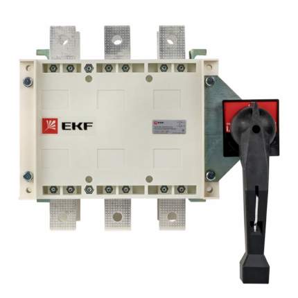 Рубильник-переключатель 630A 3P c рукояткой управления для  установки PowerSwitch EKF