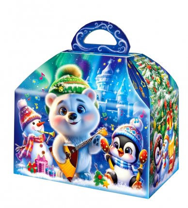 Сладкий подарочный набор Мосупак Ларец Счастливого нового года 780 г