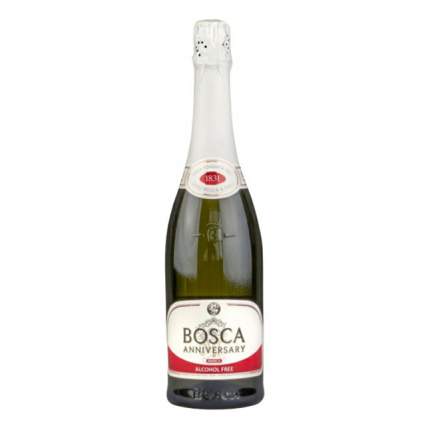 Вино безалкогольное Bosca Anniversary полусухое белое игристое Литва 0,75 л