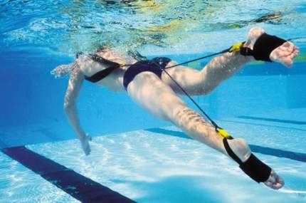 Тренажер плавательный для ног StrechCordz Kick Trainer S123 (Желтый)