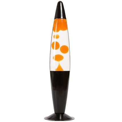 Лава-лампа Chengnabaili, 41 см Black, Прозрачная/Оранжевая