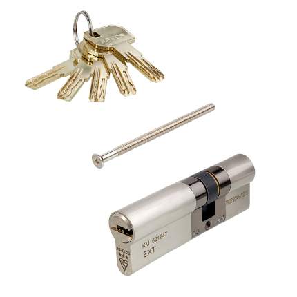 Цилиндровый механизм Apecs MP ключ/ключ 35-55 (90мм) Ni (5key)