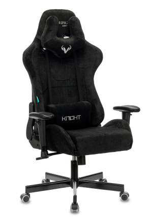 Кресло игровое ZOMBIE VIKING KNIGHT LT20 FABRIC черный крестовина металл